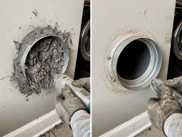 Professional clogged vent cleaning by Stratford Dryer Vent Cleaning in Stratford