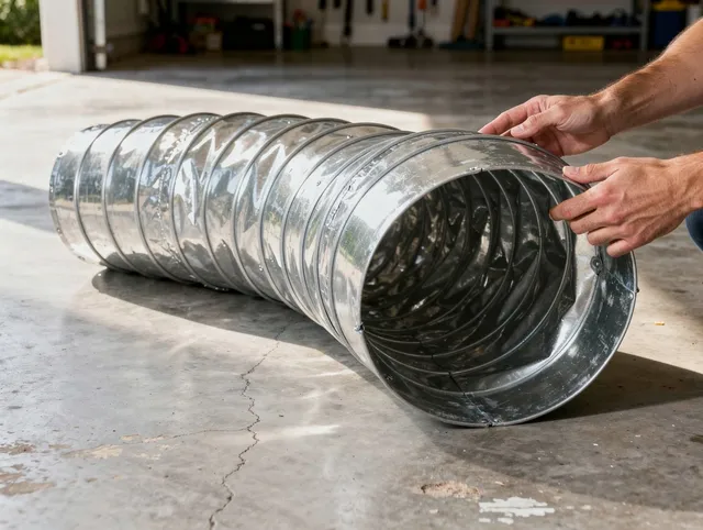 Stratford Dryer Vent Cleaning specialist using advanced equipment for thorough duct cleaning in Stratford